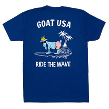 Load image into Gallery viewer, Ride The Wave T-Shirt::Royal