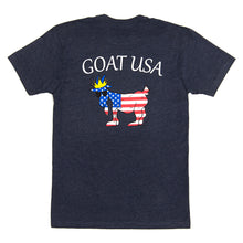 Load image into Gallery viewer, Big GOAT Freedom T-Shirt::Navy