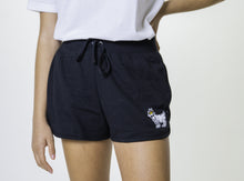 Load image into Gallery viewer, Women's Relaxed Sweat Shorts::Black