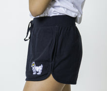 Load image into Gallery viewer, Women's Relaxed Sweat Shorts::Black