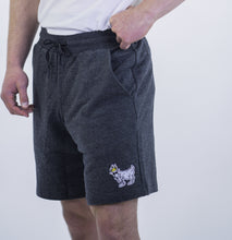 Load image into Gallery viewer, Men's Knitted Sweat Shorts::Charcoal
