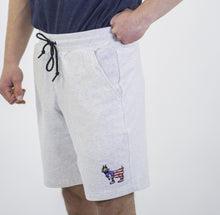 Load image into Gallery viewer, Men's Knitted Sweat Shorts::Heather White
