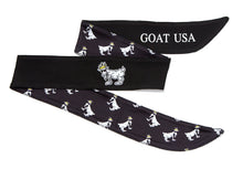 Load image into Gallery viewer, Black All-Over-Print Reversible Head Tie::Black
