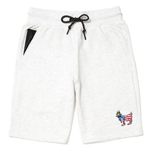 Load image into Gallery viewer, Men's Knitted Sweat Shorts::Heather White
