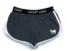 Load image into Gallery viewer, Women's Athletic Shorts::Navy Heather
