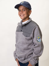 Load image into Gallery viewer, 1/4 Snap Fleece::Gray
