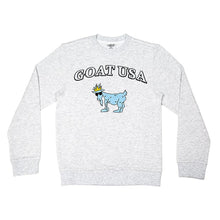 Load image into Gallery viewer, The Big GOAT Crewneck::White
