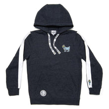 Load image into Gallery viewer, Hooded Sweatshirt (with Stripe)::Navy
