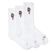 Load image into Gallery viewer, Freedom Socks (3x):: White
