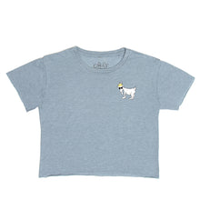 Load image into Gallery viewer, OG Crop Top::Stonewash Denim
